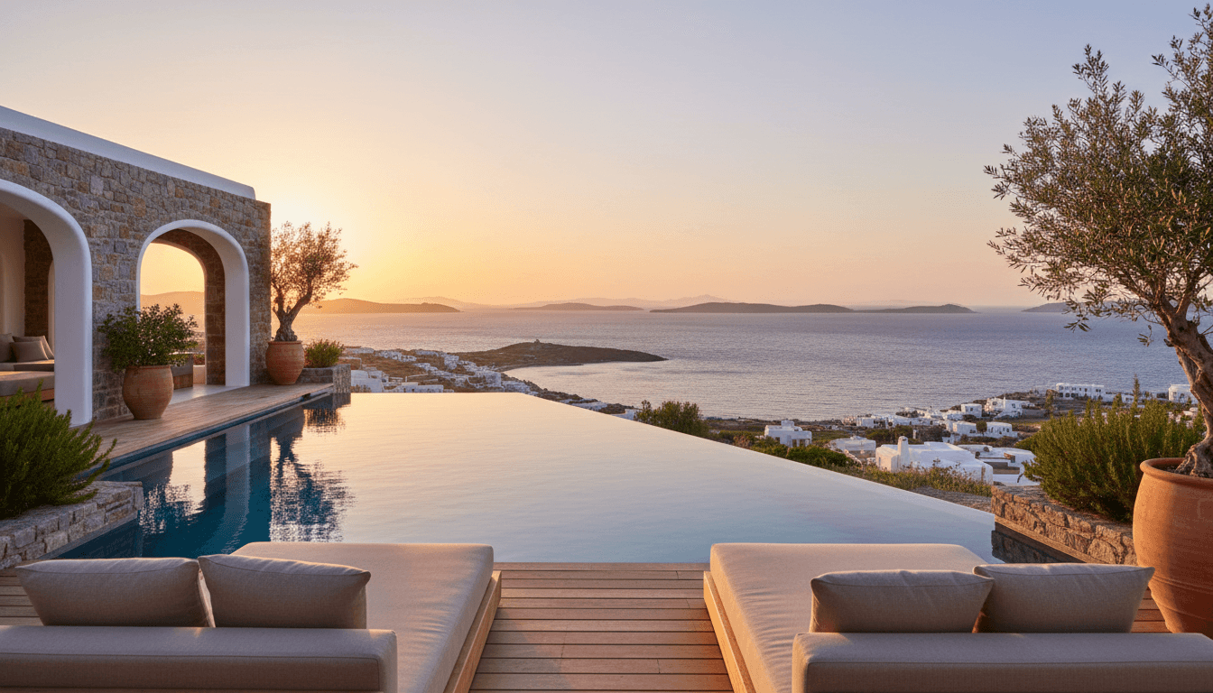 views of the Greek coast